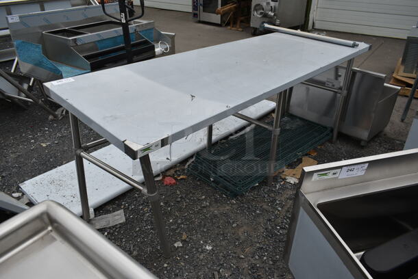 BRAND NEW SCRATCH AND DENT! Regency 600WT30X84SS Stainless Steel Commercial Table.
