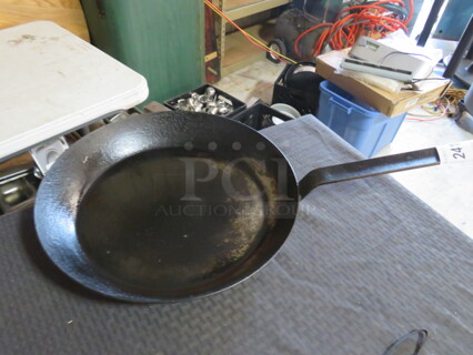 One 16 Inch Heavy Duty Fry Pan.