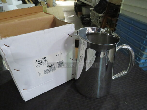 One NEW Vollrath 70oz Stainless Steel Coffee Server. #46270 - Item #1118443