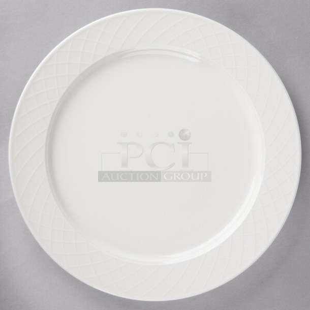 10 Boxes of 6 BRAND NEW! Villeroy & Boch 16-2238-2600 Bella 11 3/8" White Porcelain Plate. 10 Times Your Bid!