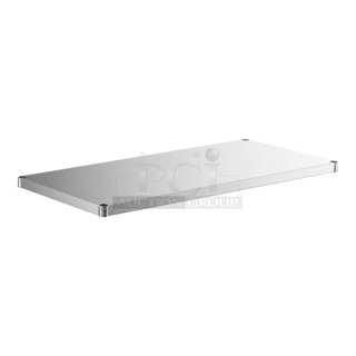 BRAND NEW SCRATCH AND DENT! Regency 460SS2448 Spec Line 24" x 48" NSF Stainless Steel Solid Shelf