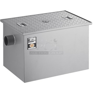 BRAND NEW SCRATCH & DENT! Regency 600GT20 40 lb. 20 GPM Grease Trap with 3" Non-Threaded Connections