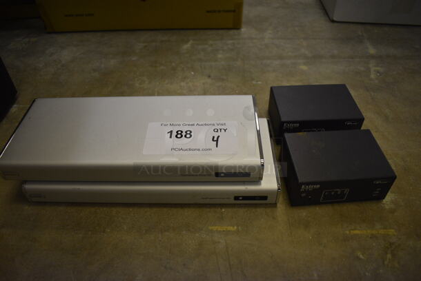 4 Polycom Real Presence Group 500 Webcam and Extron Group 500. 4 Times Your Bid! (Main Building) 