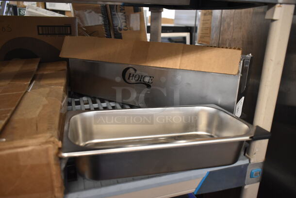 BRAND NEW SCRATCH AND DENT! 989AT2A25522 AccuTemp AT2A-2552-2 Baffle Locking Grease Tray Assembly for AccuSteam Series and Choice 176FM18DISP 18" Stainless Steel Film and Foil Dispenser and Cutter