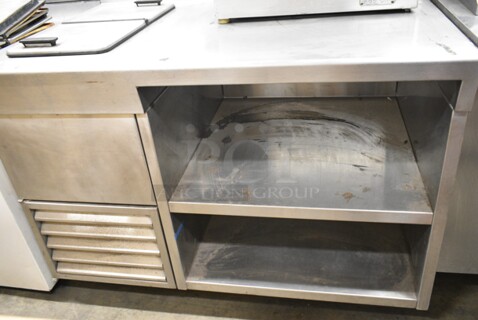 Stanley IC16S Stainless Steel Commercial Freezer w/ 2 Under Shelves on Commercial Casters. 120 Volts, 1 Phase. 