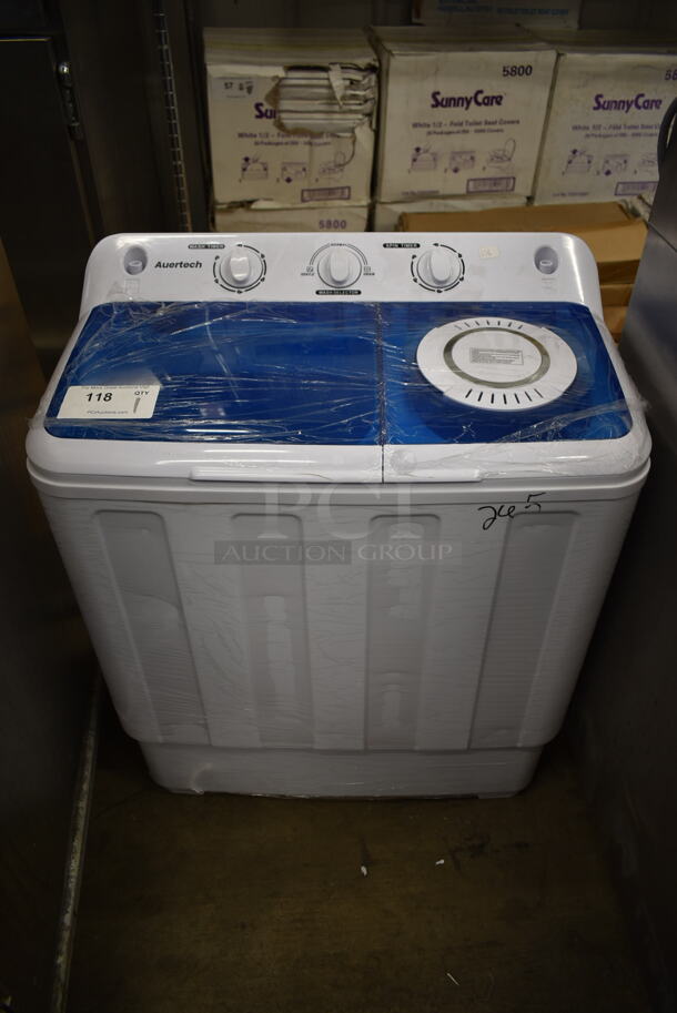 BRAND NEW SCRATCH AND DENT! Auertech AU8595 Washing Machine. 110 Volts, 1 Phase. 