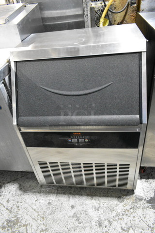 Vevor SSX300 Stainless Steel Commercial Self Contained Ice Machine. 115 Volts, 1 Phase. 