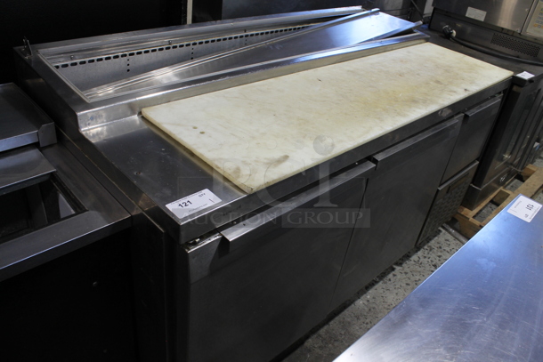 Continental CPA68 Stainless Steel Commercial Prep Table w/ Cutting Board. Tested and Working!