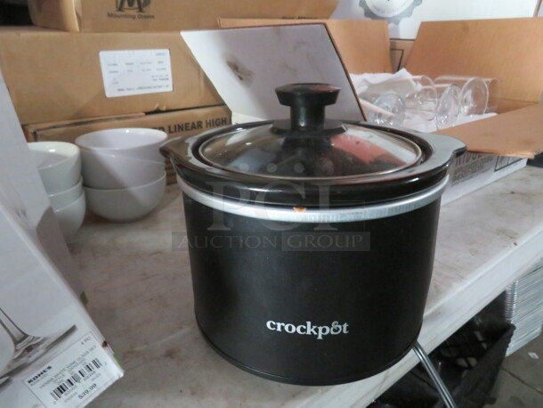 One Crockpot Slow Cooker. Model# SCR151-BP-BR. 120 Volt.