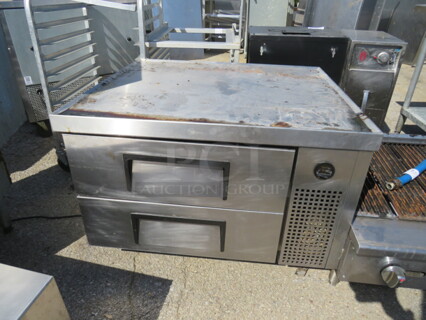 One True 2 Drawer Chef Base On Casters. Model# TRCB-36. 115 Volt. 36X32X25. $4658.41.