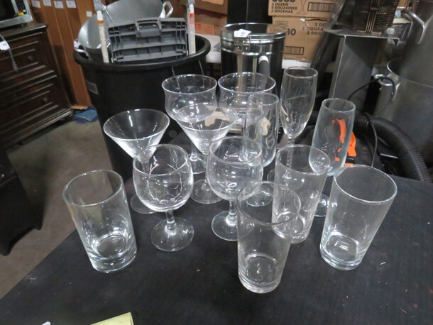 Assorted Bar Glass. 13XBID