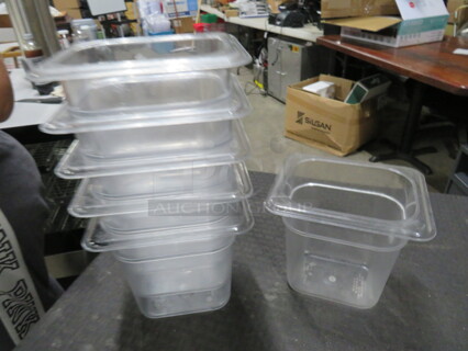 1/8 Size 6 Inch Deep Food Storage Container. 6XBID