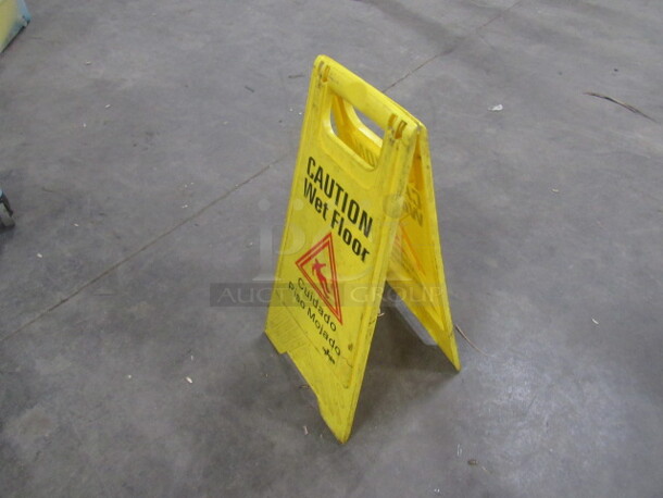 One Caution Triangle