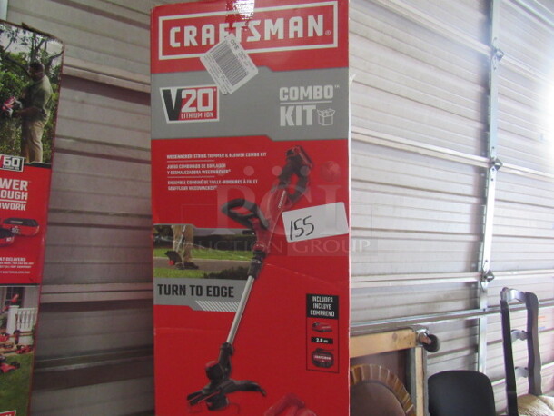 One Craftsman battery Operated Combo Kit, Blower/Weed Eater.