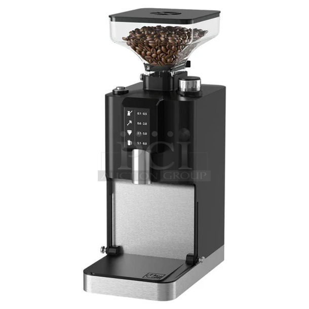 BRAND NEW SCRATCH AND DENT! 2024 Hemro MyCafe Jack Allround Metal Countertop Espresso Bean Grinder. 120 Volts, 1 Phase. Tested and Working!