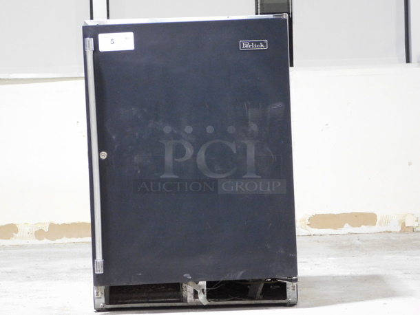 Perlick HC24FS-BS 23 7/8" W Undercounter Freezer w/ (1) Section & (1) Door, 115v .... Tested and Working
