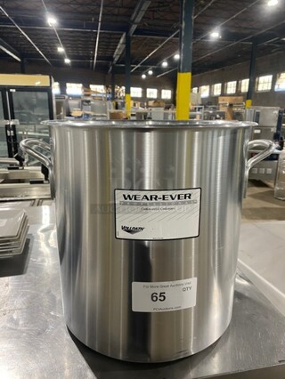 NICE! Vollrath Wear Ever Commercial Large Stock Pot! With Handles!