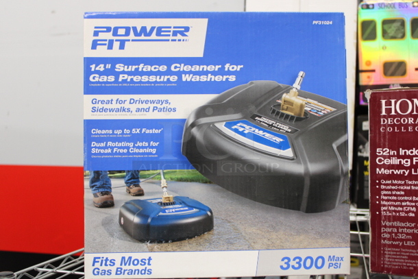 Powerfit 14" Surface Cleaner For Gas Pressure Washer, 3300 Max PSI
