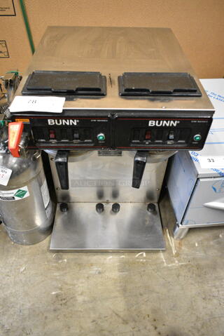 Bunn CWTF TWIN-APS Stainless Steel Commercial Countertop Double Coffee Machine. 120/240 Volts, 1 Phase. 