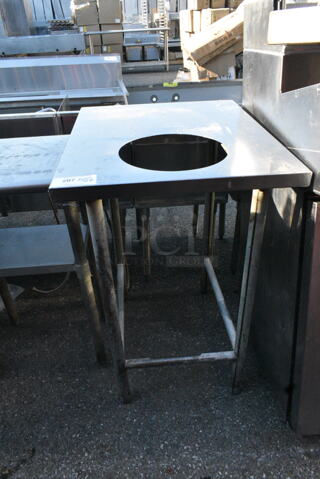 Stainless Steel Sauce Table.