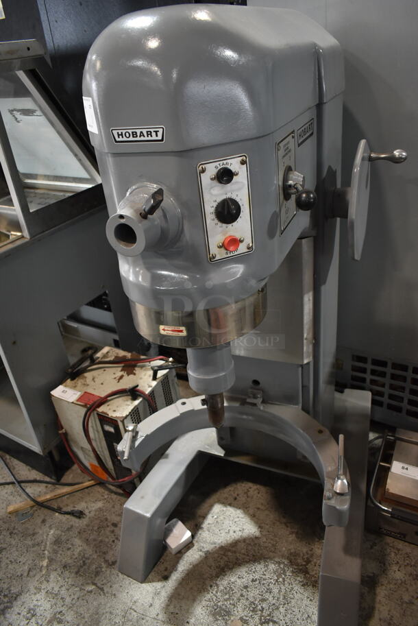 Hobart Metal Commercial Floor Style Planetary Dough Mixer. 120/208 Volts, 3 Phase. 