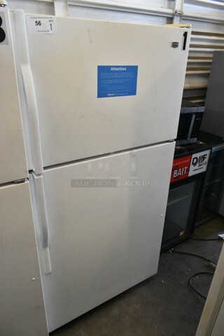 Maytag M1TXEGMYW01 Metal Cooler w/ Freezer. 115 Volts, 1 Phase. Tested and Working!