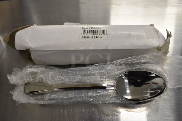 12 BRAND NEW IN BOX! Update IM-803 Stainless Steel Teaspoons. 7". 12 Times Your Bid!