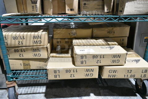 12 Boxes of 4 BRAND NEW BOXES of KCS M10 CT-5" Commercial Casters. 12 Times Your Bid! 