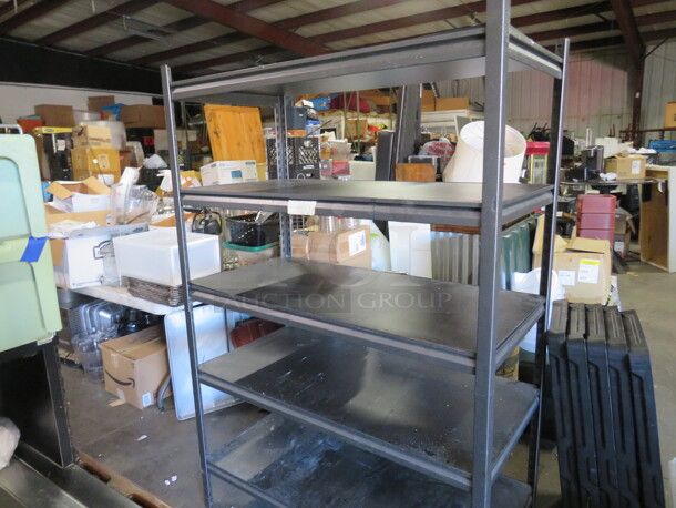 One Shelving System With 5 Shelves.  48X24X72