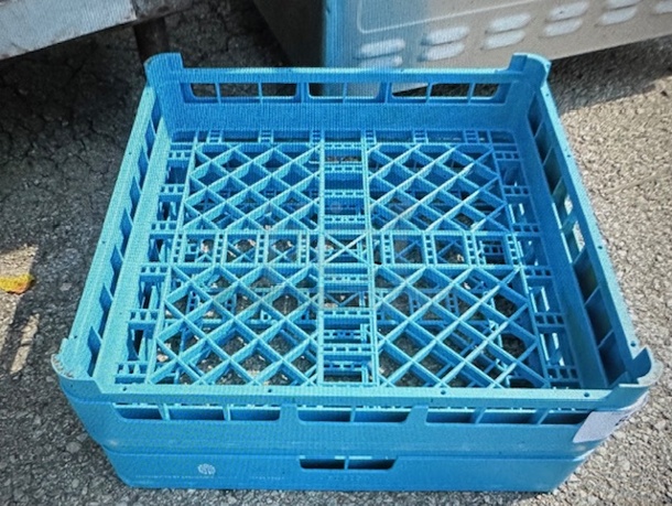 Blue Dishwasher Rack. 2XBID