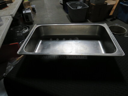 One Full Size Chafer Base Pan, 4 Inch Deep.