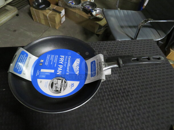 One NEW Vollrath 10 Inch Ceramguard Saute Pan With Gator Grip Handle. #67930 - Item #1117650