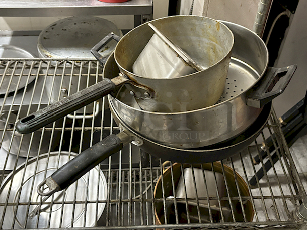 ALL-4-ONE Pan, Pot, Strainer and Food Pan. 