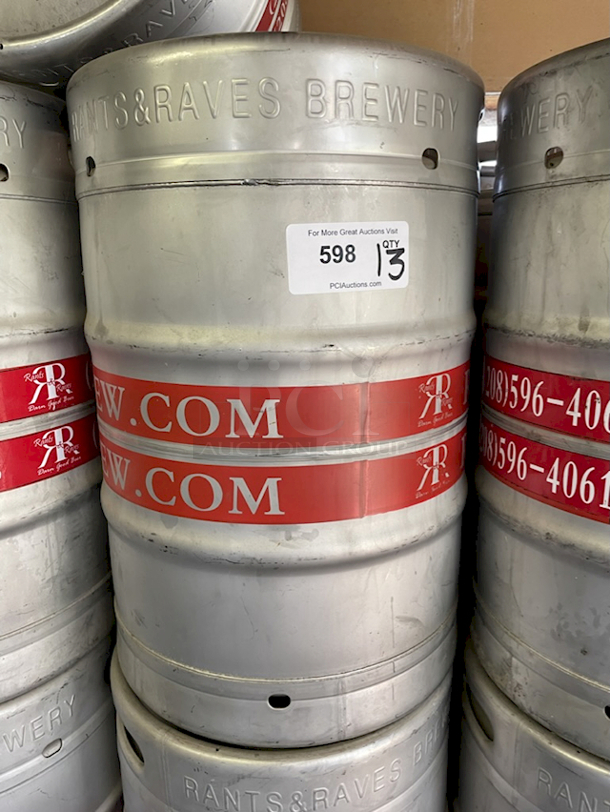 🍻FULL SIZE! 1/2 Barrel Stainless Steel Sanke "D" Kegs With double Handles! 🍻 1/2 bbl kegs = 59 liters = 15.5 gallons = 124 pints = 165 x 12oz bottles/cans = 31 growlers. 13x Your Bid