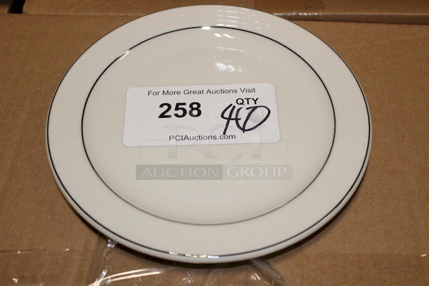 AWESOME! Sterling China Set of 40 Salad Plates, 8". 40x Your Bid