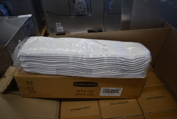 Case of 12 Boxes of 12 Rubbermaid CTNQ412AO 18" Dry Room Pads. 