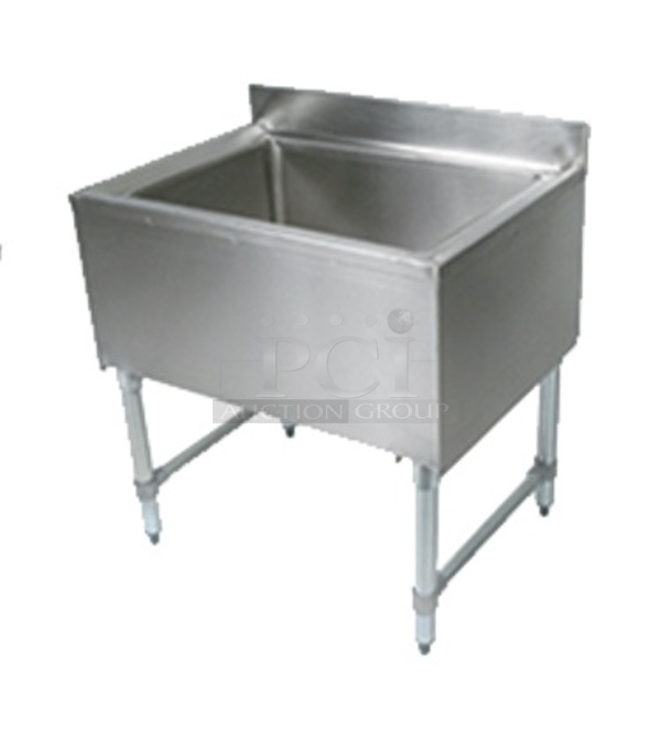 BRAND NEW SCRATCH AND DENT! John Boos EUBIB-3618CP Stainless Steel Commercial Ice Bin w/ Cold Plate.
