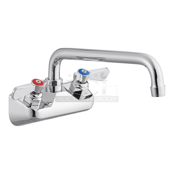 BRAND NEW SCRATCH AND DENT! Regency 600FW410 Wall Mount Faucet with 10" Swing Spout and 4" Centers