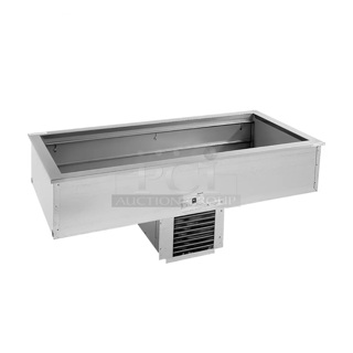 BRAND NEW! 2021 Delfield N8130BP Stainless Steel Commercial Cold Pan Drop In. 115 Volts, 1 Phase. 