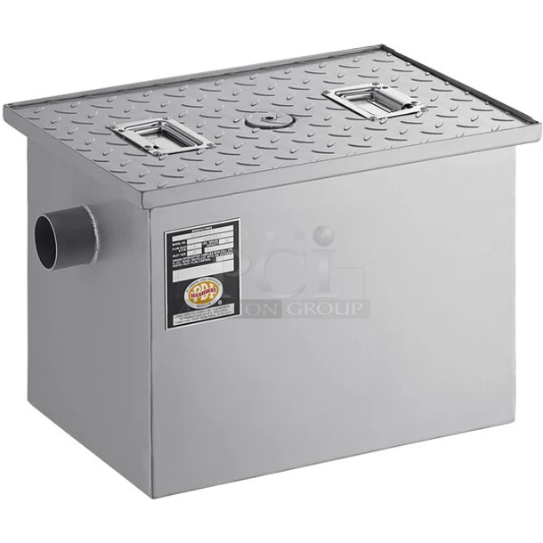 BRAND NEW SCRATCH AND DENT! Regency 600GT7 14 lb. 7 GPM Grease Trap with 2" Non-Threaded Connections