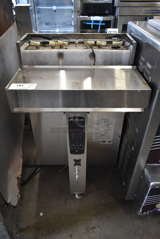 Fetco CBS-2052e Stainless Steel Commercial Countertop Double Coffee Machine. 120/208-230 Volts, 1 Phase.