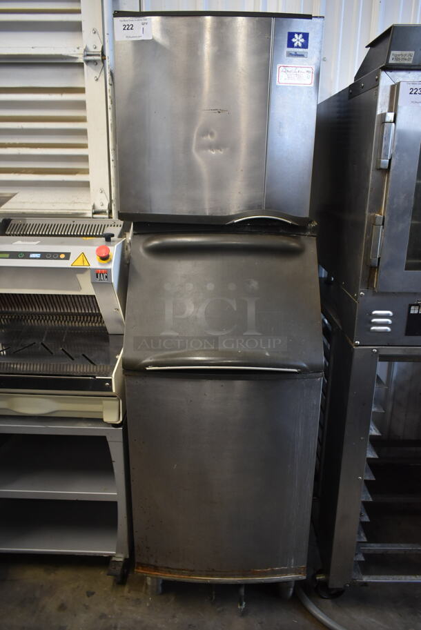 Manitowoc SY0424A Stainless Steel Commercial Ice Head on Bin. 115 Volts, 1 Phase.