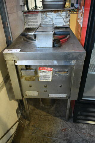 Stainless Steel Commercial Floor Style Pressure Fryer. 