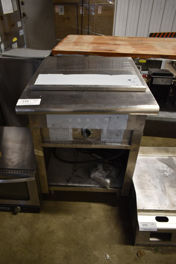 2013 L&J Restaurant EL-5000 Stainless Steel Commercial Electric Powered Single Well Steam Table. 208 Volts. 
