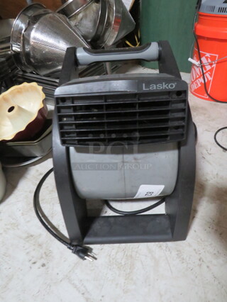 One Lasko Fan.