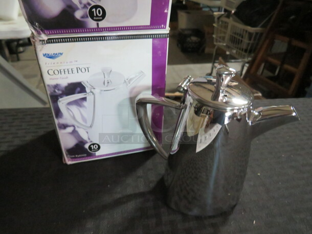 One NEW Vollrath  Stainless Steel Coffee Server. #46200 - Item #1118454
