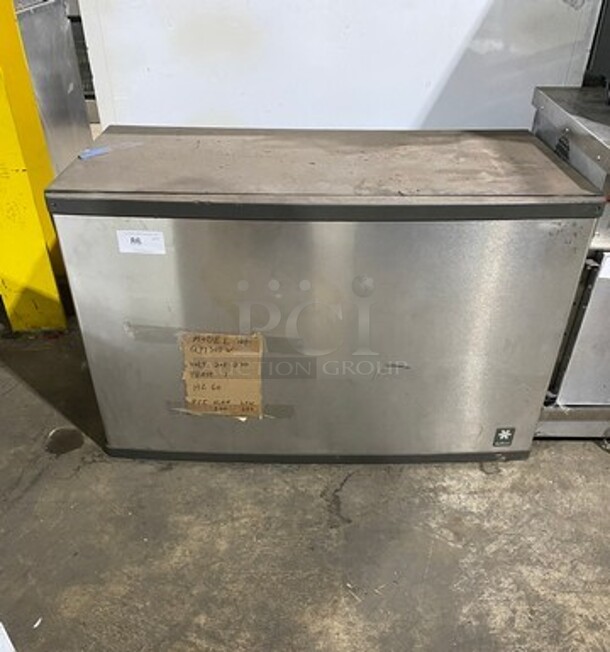 Manitowoc Commercial Ice Maker Machine Head! All Stainless Steel! Model: QY1305W SN: 990867299 208/230V 1 Phase