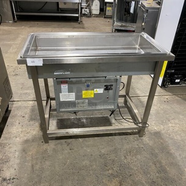 Atlas Metal Commercial Drop In Cold Pan! Solid Stainless Steel! Model: WCM3 SN: 574612A 115V 1 Phase