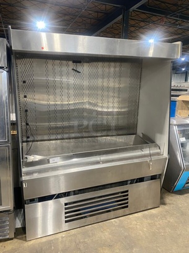 Structural Concepts Commercial Refrigerated Open Grab-N-Go Display Case! Solid Stainless Steel! Model: CO67R SN: 0478731HS285438 220V 60HZ 1 Phase