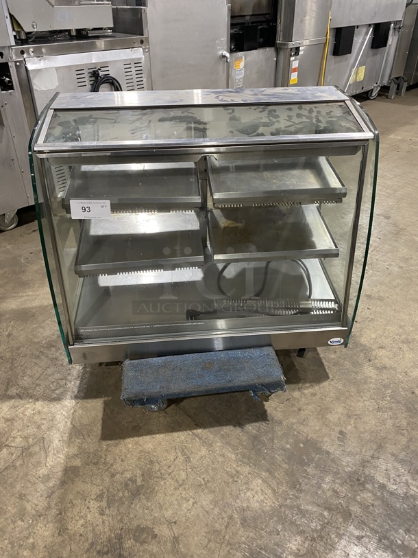 BRAND NEW! Vendo HFD000006 Stainless Steel Commercial Countertop Heated Display Case Merchandiser! Lectic Powered!115 Volts, 1 Phase! - Item #1127801